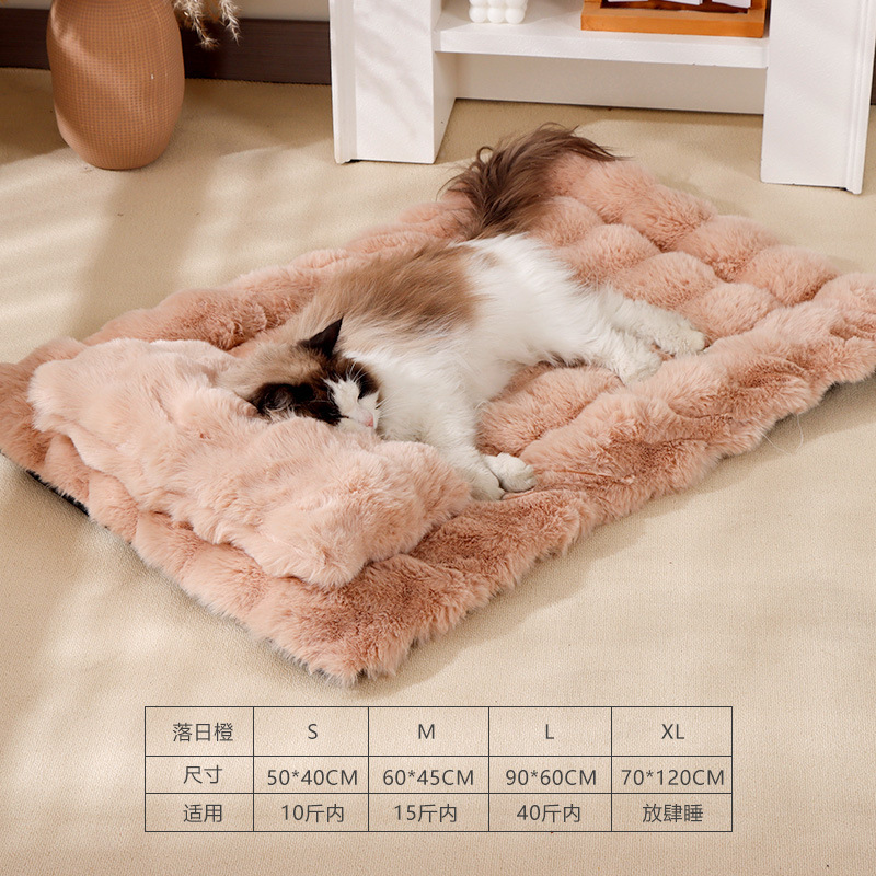 越境卸売ペット毛布冬保温厚手マット四季通用猫猫猫巣毛布犬毛布|undefined