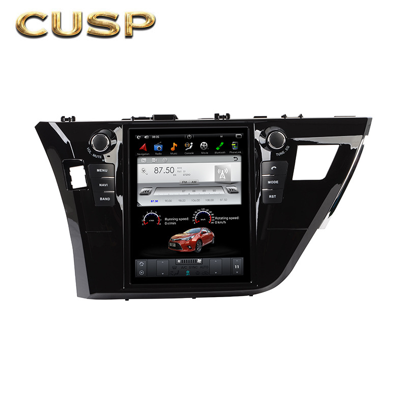 Vertical Screen 10.4 inch Car Smart Navigation Android for Toyota Corolla 2013-