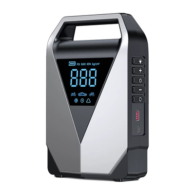 Cross-border car emergency start power supply, air pump, integrated power supply, multifunctional portable battery ignition starter (Kempinq və səyahət) - 12000mah-smart-clip-battery-pack-includes-carrying-case