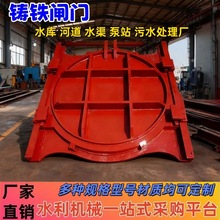 铸铁闸门渠道水闸门球墨铸铁方闸门铸铁镶铜闸门平面拱形铸铁闸门