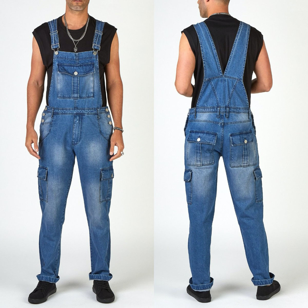 Fashionable denim tights