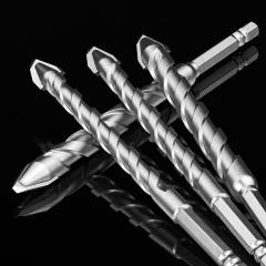 Balli Extended Lean Eccentric Drill for Hard Tile Holes, Concrete Special Dry Drill Ceramic Glass Triangular Drill