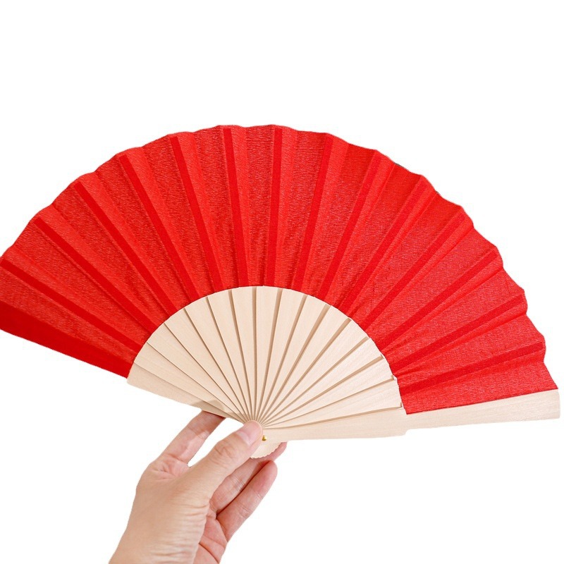 Ventilador plegable retro de madera de tronco de alto nivel accesorios para el hogar ventilador de corcho 16 18 24 ventilador de madera de loto sólido ventilador de madera