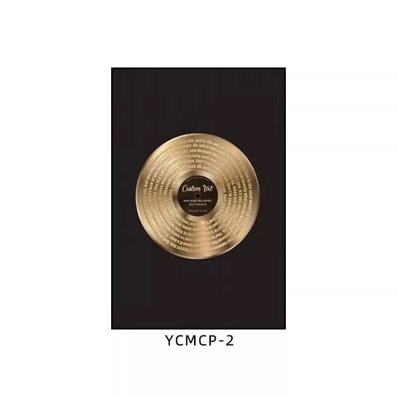 CD de vinilo cuelga pinturas retro americanas cafetería música comedor sala de estar dormitorio lujo ligero alta pintura decorativa image 10