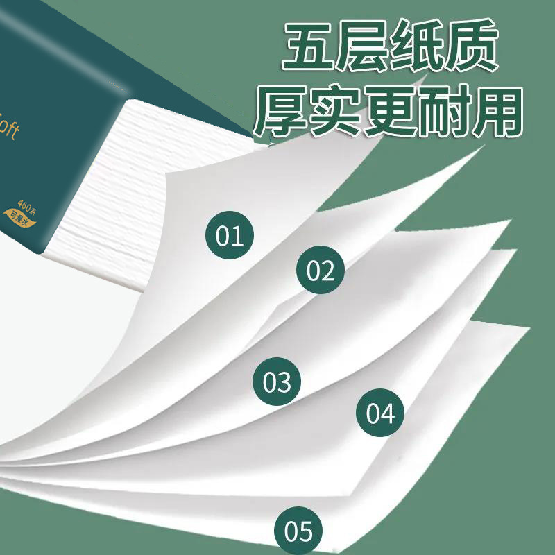 Full box of 20 packs of tissue paper portable wood pulp paper mother and baby facial tissue household wholesale tissue manufacturer