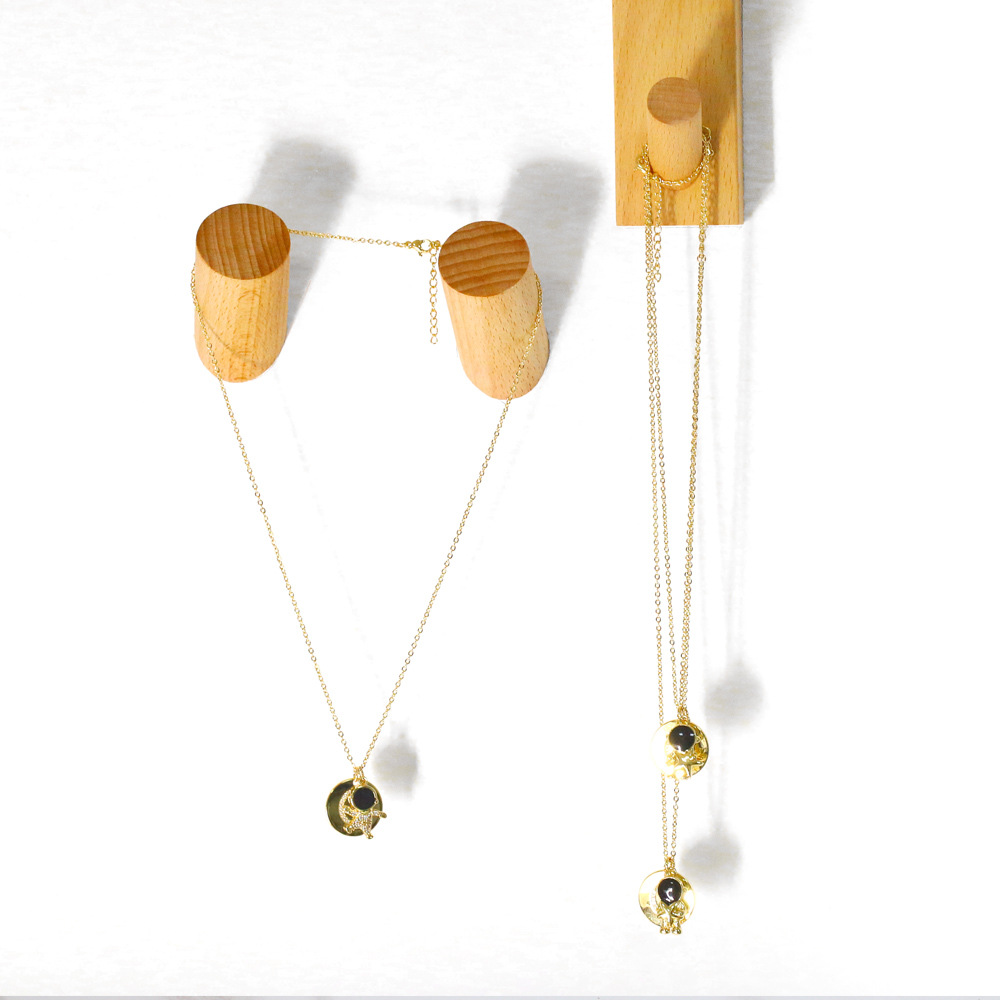 Astronaut necklace clavicle commemorative light luxury niche pendant