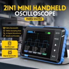 FNIRSI DSO-153 2-IN-1 Mini 1MHz 5MS/s Digital Oscilloscope