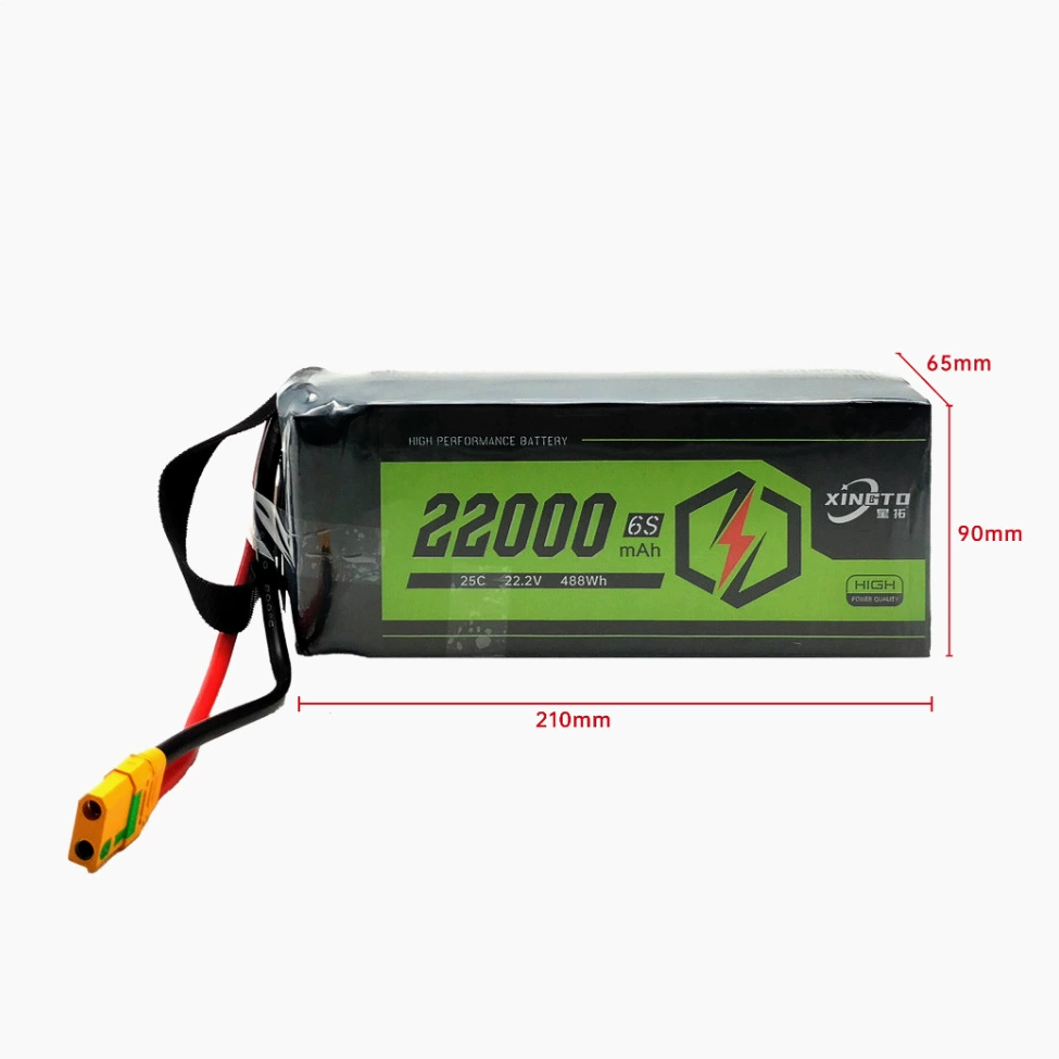 Обучающая и учебная батарея Xingtuo UAV 25C 6S 22,2 В 22000 мАч Категория 4 E616P стойка CAAC