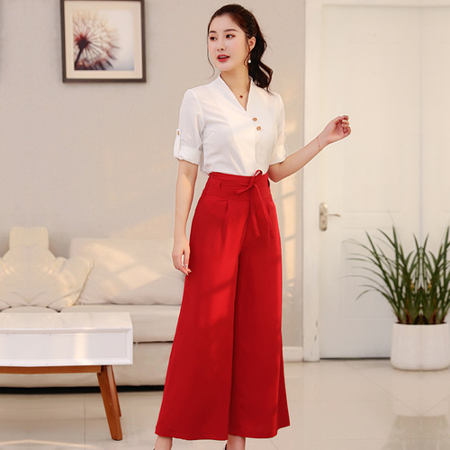 Beautician work clothes for women Chinese pedicure and foot bath technician hotel service staff clothes JY-1901