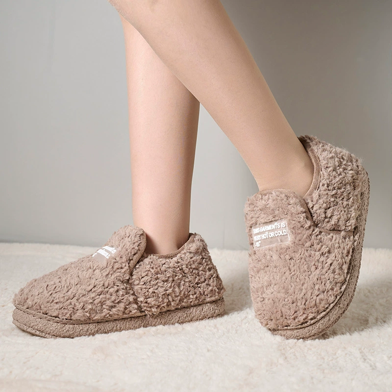 Тапочки, зимние мужские хлопковые тапочки, сумка для домашней пары, теплые флисовые плюшевые хлопковые тапочки, новая женская одежда