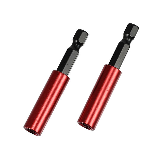 Cross-border high quality color hexagonal handle batch head extension rod S2 magnetic extension rod hand drill air batch extension rod