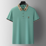 Шелковая быстросохнущая летняя футболка с коротким рукавом для отдыха, универсальная цветная футболка polo, подарок на день рождения