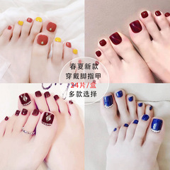 Factory wholesale toenail patches, same style wearable manicure, toenails, whitening manicure patches, fake nails