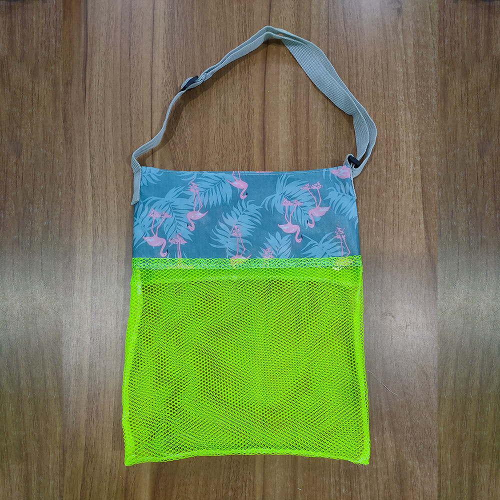 Fábrica al por mayor de múltiples capas de los niños bolsa de almacenamiento de juguete plegable bolsa de almacenamiento portátil bolsa de arena herramienta de excavación bolsa de red