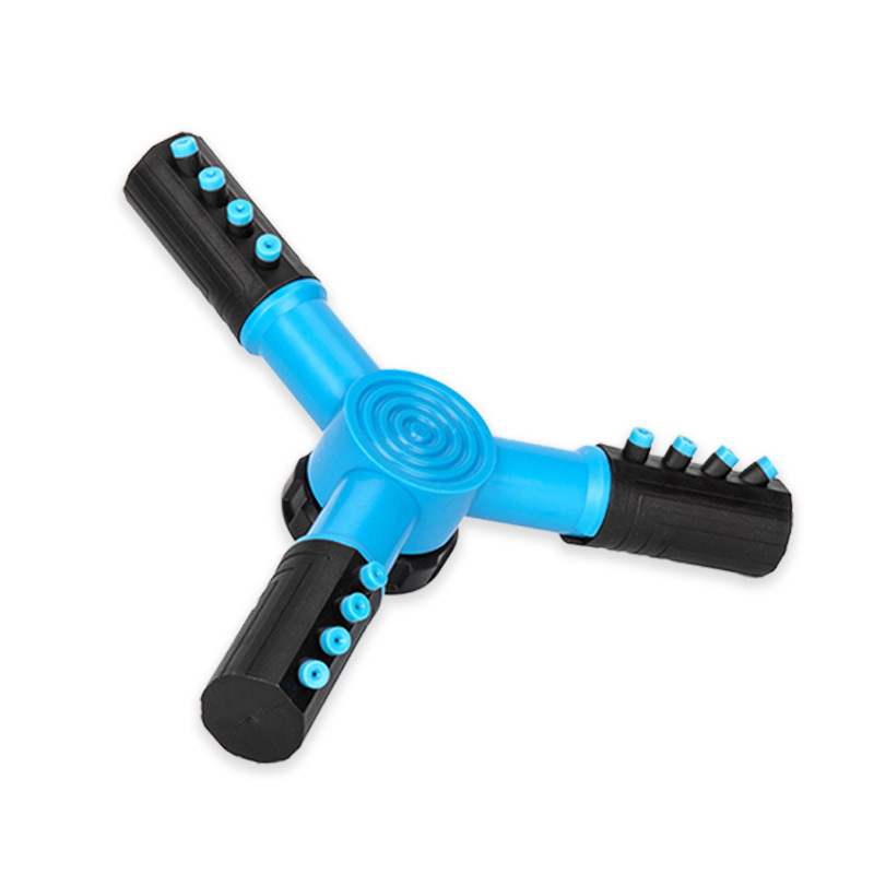 Jardinería césped agua rociador giratorio automático rociador de riego 4 puntos accesorios de riego de jardín