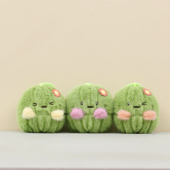 かわいいサボテンぬいぐるみペンダント漫画人形学生バッグペンダントキーホルダーグリッパー人形人形