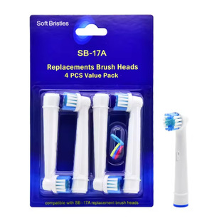 Factory Direct electric toothbrush head SB-17A DuPont bristle English packaging suitable for oral B