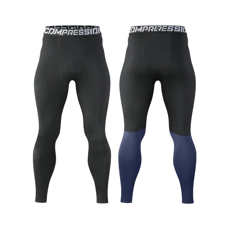 Comercio exterior correr al aire libre pantalones deportivos elásticos de alta velocidad secos pantalones de compresión de acondicionamiento físico pantalones de compresión para hombres verano