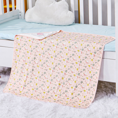 Carefully selected newborn baby quilt, pure cotton anti-shock quilt, delivery room baby swaddling spring and summer thin printed quilt
