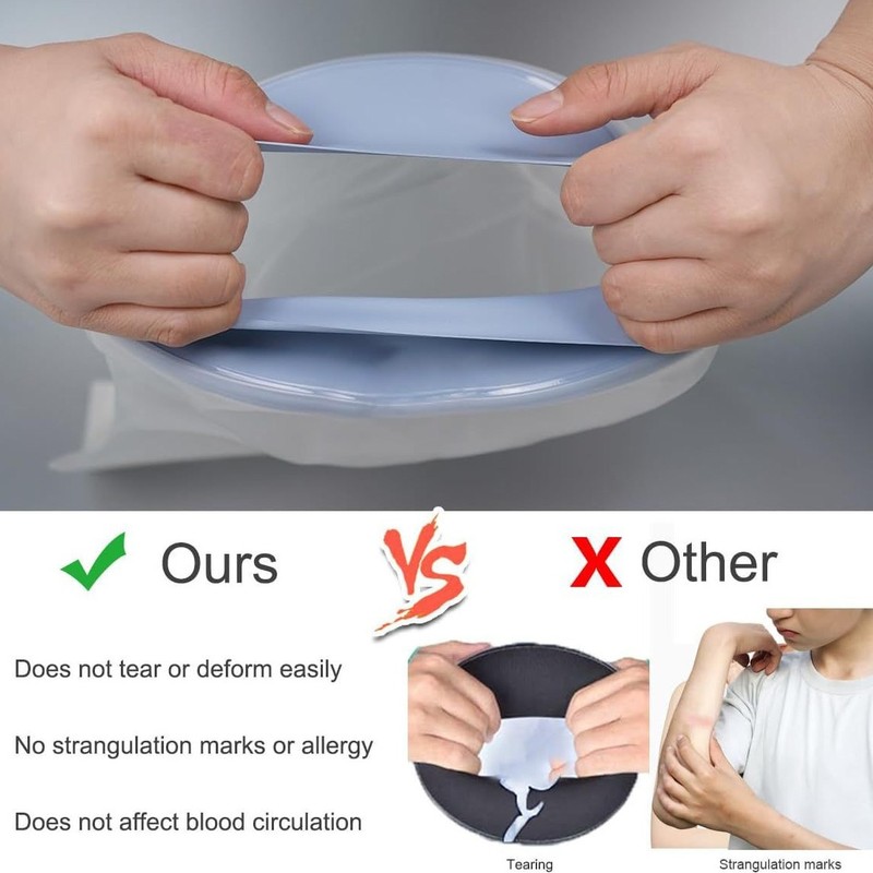 シリカゲル成人短腕入浴袋防水カバーは骨折傷に適用します。|undefined