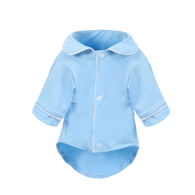 Ropa para mascotas Perro Gato Teddy Pomerania Bear Ropa de primavera y otoño Perro pequeño Pijamas franceses Productos para mascotas