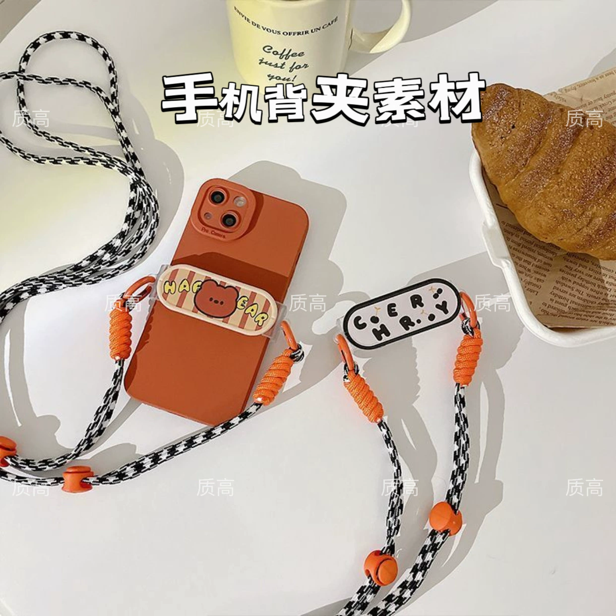 Новый Кроссбоди волна назад клип талреп ленивый мобильный телефон клип прозрачный материал мобильный телефон обратно клип материал оптом