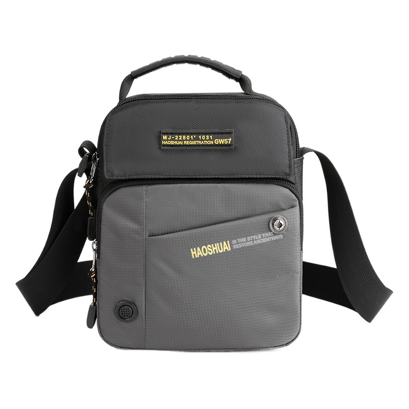 Bolso de hombro ocasional de los nuevos hombres bolso crossbody de gran capacidad bolso de viaje al aire libre bolso de los hombres