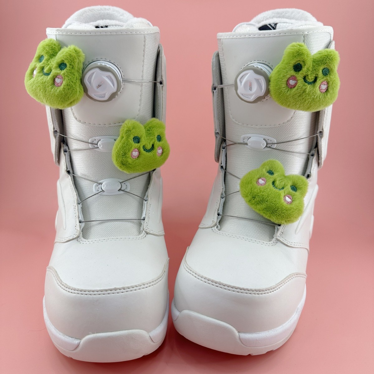 Cartoon Cute and Adorable Little Frog Personality Doll Ski Shoe Lace Decoration Buckle Shoe Flower Single and Double Board