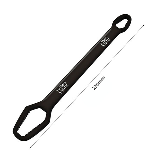 Torx wrench double-head self-tightening adjustable glasses wrench 3-17mm/8-22mm board with two ends special shape multi-purpose