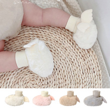 2021年秋冬季男女宝宝软底棉鞋婴儿鞋子加套袜鞋脚套柔软室内防滑