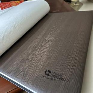 Suqian Manufacturer Spot Pvc Wood Grain Vacuum Blister Film Integrated Wall Panel Bamboo Wood Fiber Pur Covered Wood Grain Film