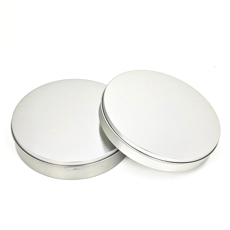 Wholesale mini small round cans spot Pu'er tangerie peel tea cake packaging tin cans plant perfume essential oil simple tin cans