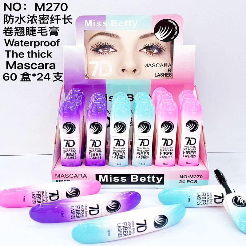 Nuevo Comercio exterior transfronterizo MissBetty grueso curling impermeable Mascara maquillaje al por mayor Mascara crema