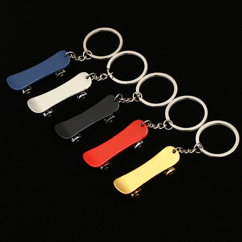 Creative personalized activity sports scooter key chain pendant mini simulation scooter metal key chain with engraving