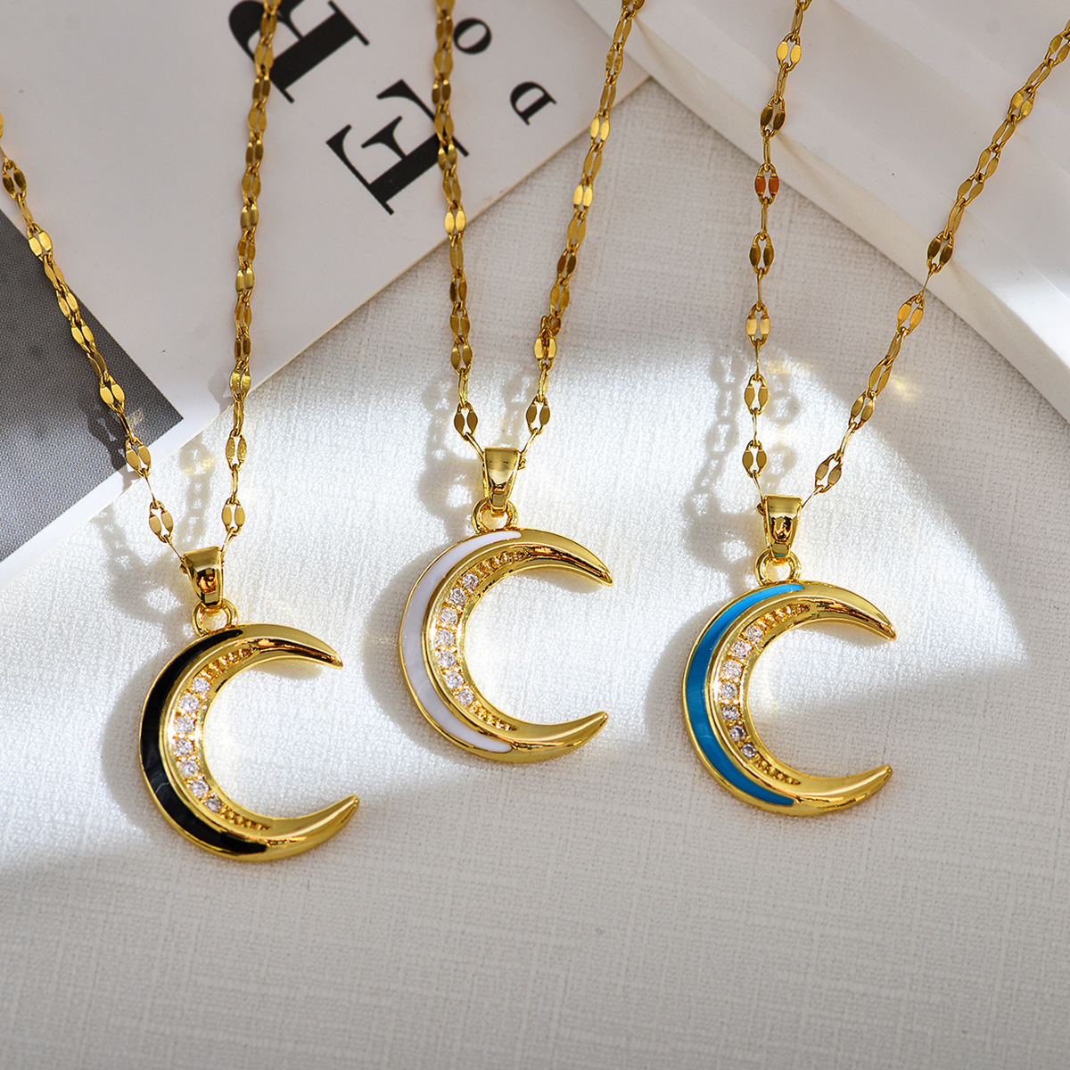 stone inlay with zircon