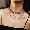 Retro universal accessory, pendant, necklace, trend chain, European style