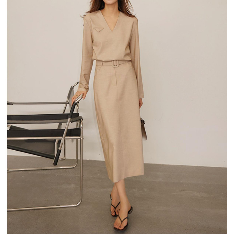 Ready-Made Manufacturer Wholesale Capable Elegant Women's Suit Casual S-Sex Long-Sleeved Top Fashionable Skirt Two-Piece Set Ready-Made Manufacturer Wholesale Capable Elegant Women's Suit Casual S-Sex Long-Sleeved Top Fashionable Skirt Two-Piece Set