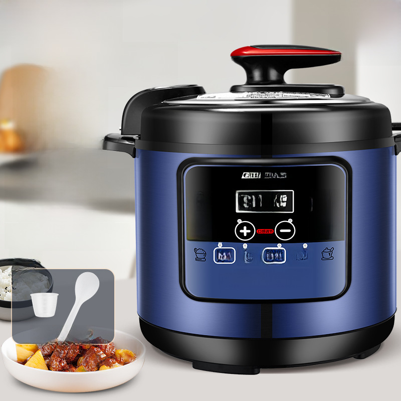 Electric Pressure Cooker Household Multifunctional Cooking Rice Stew Soup Microcomputer Type Open Lid to Receive Juice Reserved Rice Cooker Pressure Cooker