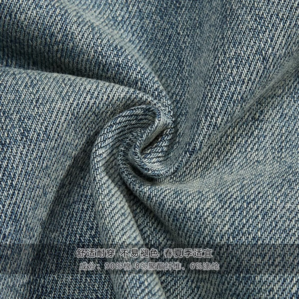 Pantalones cortos de vaqueros de verano delgados pantalones de moda de estilo americano de la calle juvenil pantalones guapos de estilo de puerto pantalones de cinco puntos