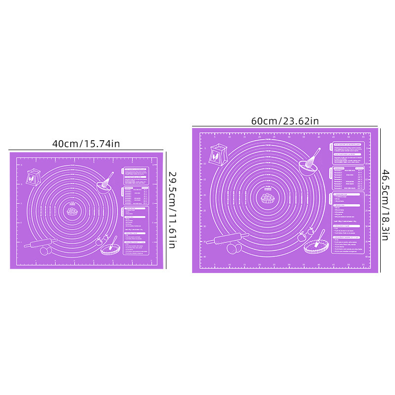 보라색 배경에 흰색 텍스트가 있는 가방(EVA 0.4mm)
