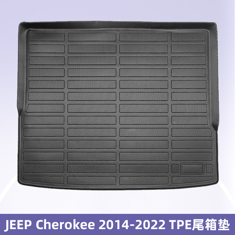 Aplicable a Jeep Cherokee 2014 - 2022 TPE Foot Pad 3D All-Weather Material Backpack Pad