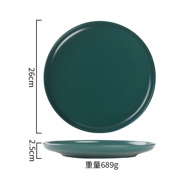 10-inch pizza plate (green)