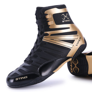 Men's and Women's High-Top Wrestling and Boxing Shoes, Sizes 38-46, Durable and Suitable for Various Comprehensive Fitness Training Indoor Workouts