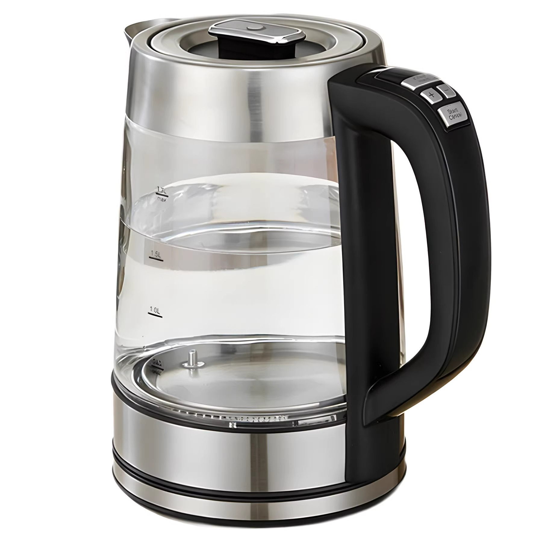 电热水壶全自动烧水壶加热保温一体电水壶304不锈钢高硼硅玻璃壶