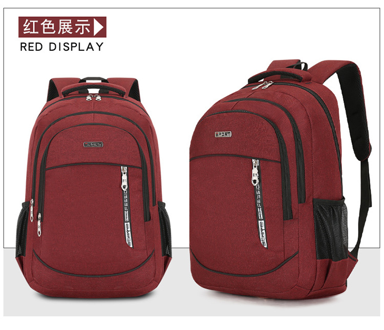 2021 New Men's Computer Business Backpack Travel Bag Support Printed Logo Casual Student Backpack display picture 12