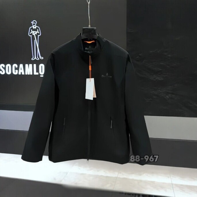 New men's stand-up collar softshell jacket, windproof and waterproof, suitable for outdoor leisure and business commuting, model 595-12