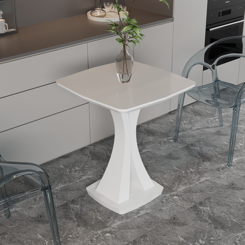 Inswind mesa de mesa mesa mesa de té mesa de comedor sofá mesa redonda simple esquina moderna mesa pequeña balcón