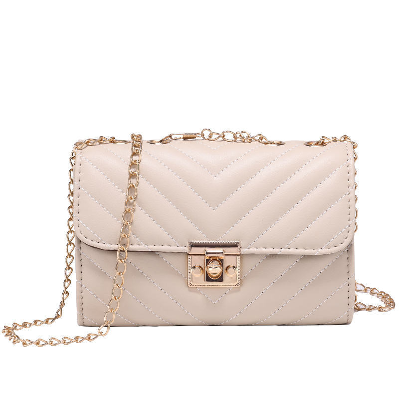 Bolso de mujer 2021 nuevo bolso cuadrado de cadena bordada, bolso casual, pequeño mochila claro, comercio exterior