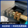 欧美时尚百搭18k铆钉耳钉