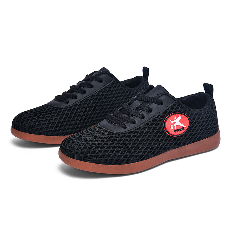 Zapatos de Tai Chi para hombres y mujeres, zapatos de verano de Tai Chi, zapatos de entrenamiento de artes marciales de malla de tendón de toro, zapatos de ventilación de Tai Chi, Aliexpress